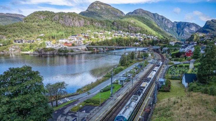 Onboarding Bergen line from Oslo is among the many things to do in Norway.