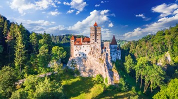 Bran Castle in Transylvania Romania.