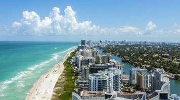 Miami beach in USA