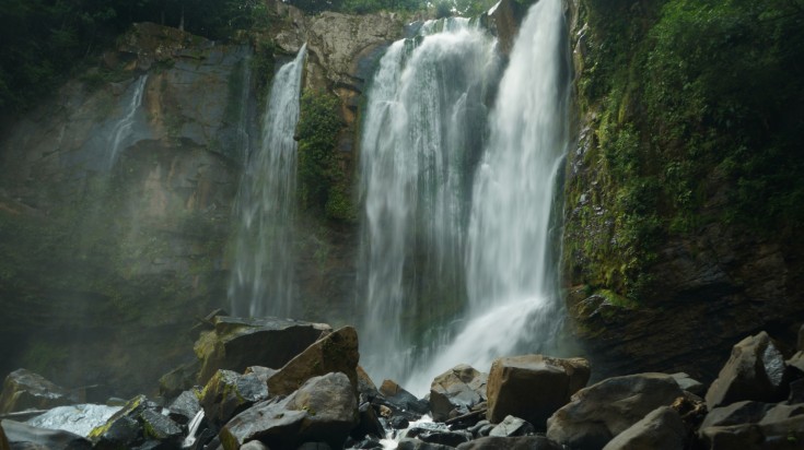 Nauyaca Waterfall near Uvita in Costa Rica.