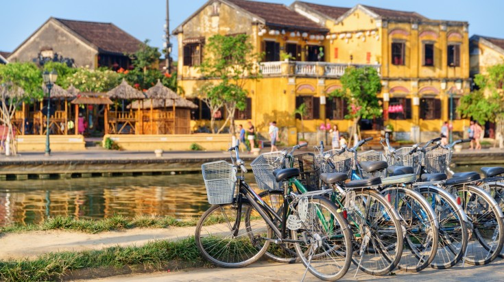 A ride down this road takes you past the nearly 2000 limestone crags of Ha Long Bay, through the imperial city of Hué, the evening lanterns of Hoi An, and along an endless stretch of beautiful sandy beaches.