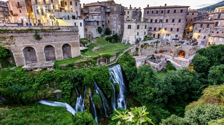 Amazing view of the Villa Gregoriana.