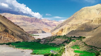 View of Kagbeni village during Upper Mustang Trek.