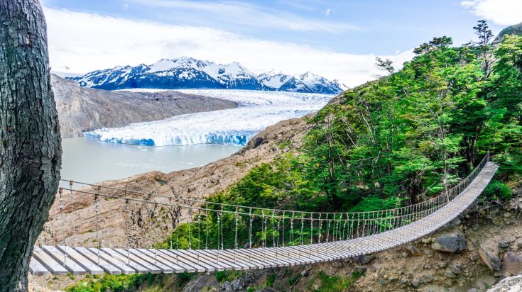 W trek in Torres del Paine