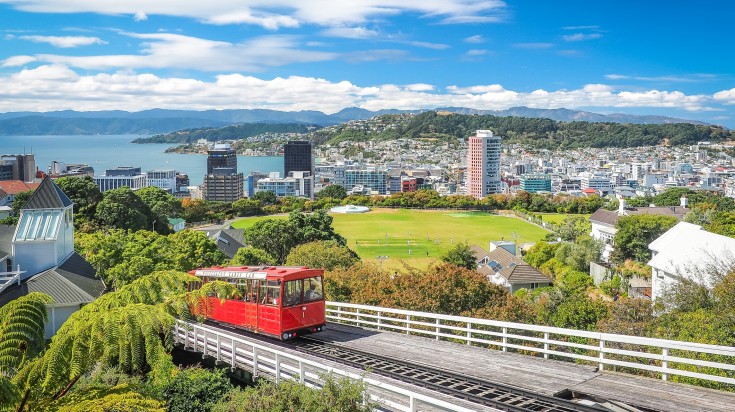 Get on a tram ride in Wellington while spending 3 weeks in New Zealand.