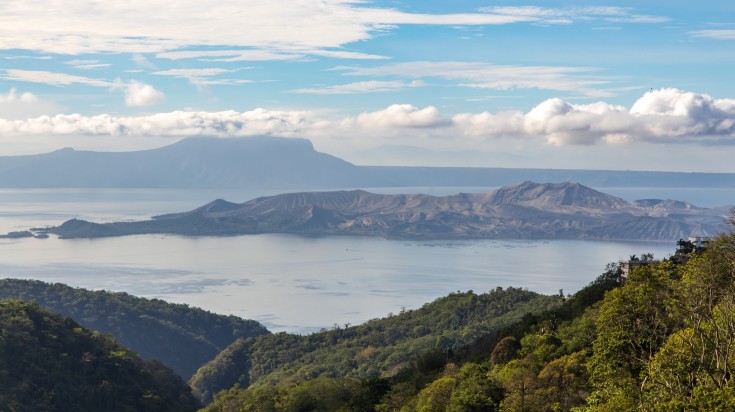 Taal Volcano in Tagaytay, Philippines.