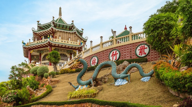 Cebu Taoist Temple in Cebu in the Philippines in August.