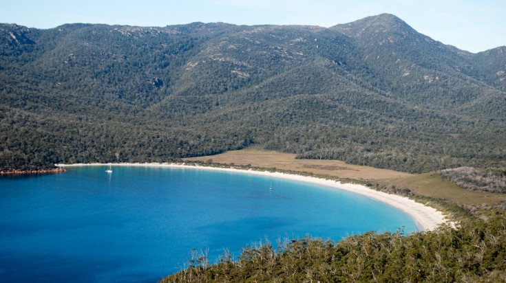 Wineglass Bay has the best beach landscape that makes it that most photogenic beach in Australia. Wineglass bay is one of the best beaches