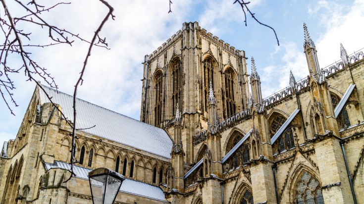 York Minster during winter.