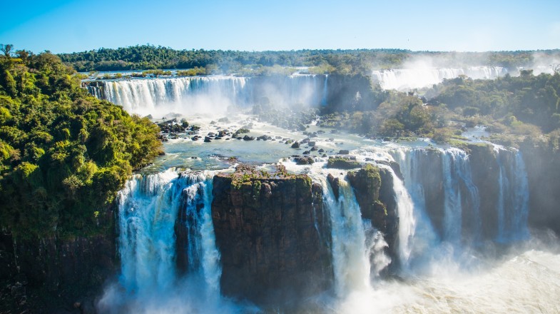 You cannot not visit the series of strong waterfalls at Iguazu Falls during your one week in Argentina