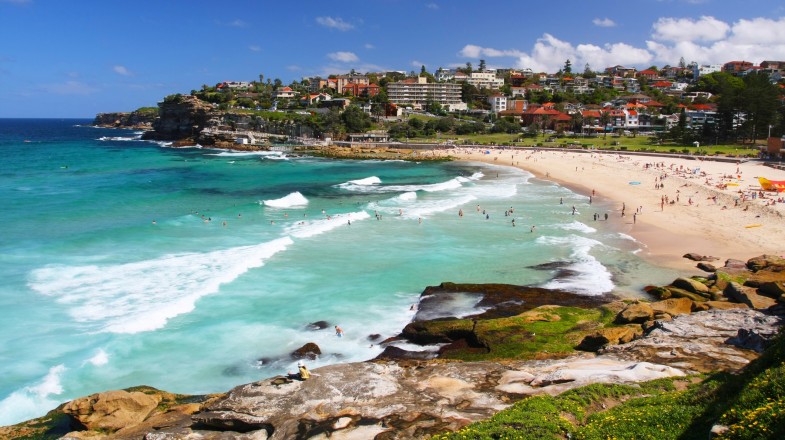 Bondi Beach in Sydney, New South Wales, Australia