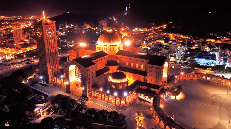 Shrine of Nossa Senhora da Aparecida, Aparecida, Sao Paulo, Brazil in October