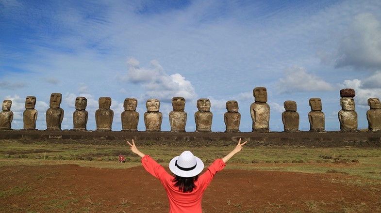 Explore the mysterious Easter Island on your trip to Chile during October Chile in October offers great weather to visit Easter Island