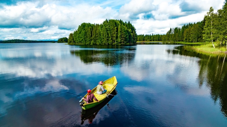 Summer activities in Finland in June.