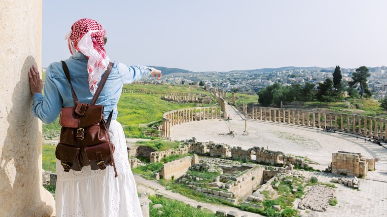 Visit Jerash on escorted and guided tours of Jordan.