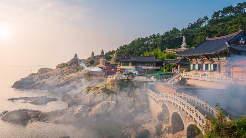 Busan is the best place to visit in South Korea for its architecture.