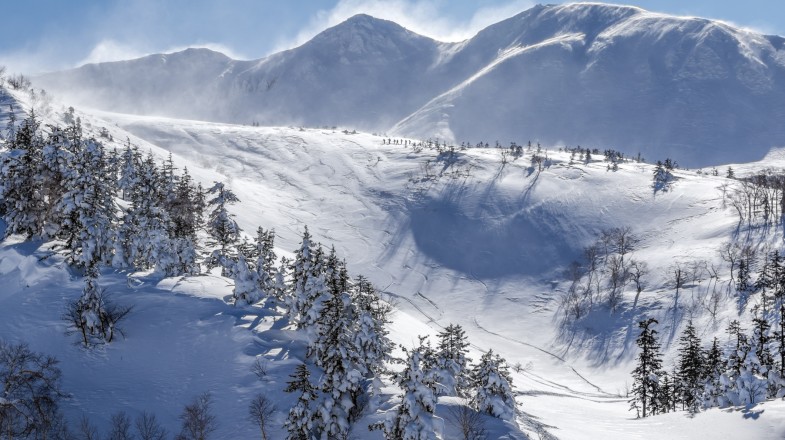 Mount Tokachi is an active volcano in the central part of Hokkaido.
