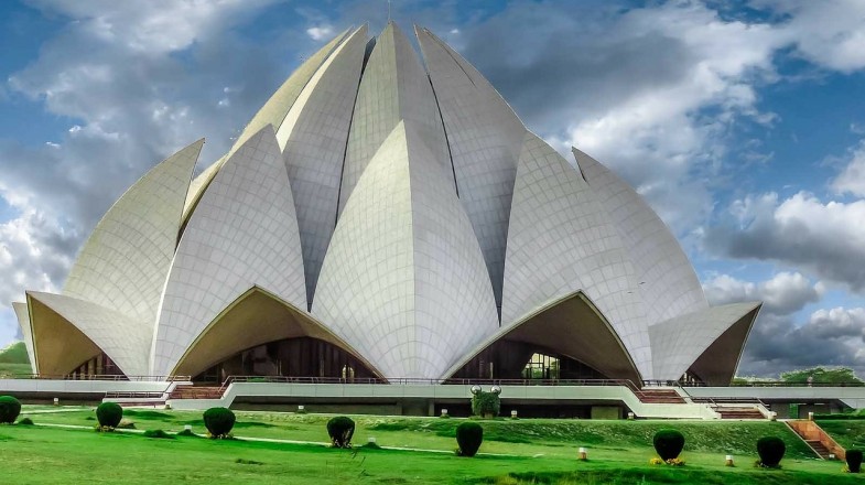 Delhi's Lotus Temple or the Bahai House of worship