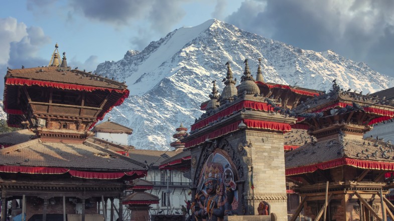 Visit the beautiful temples and majestic mountains in Nepal.