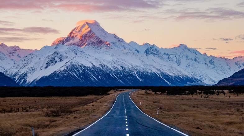 Head to the south of New Zealand for recreational outdoor activities during the cold month of August. Go on a road trip in New Zealand in August.