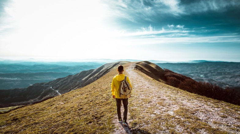 Go hiking in Italy, one of the top places to visit in April.