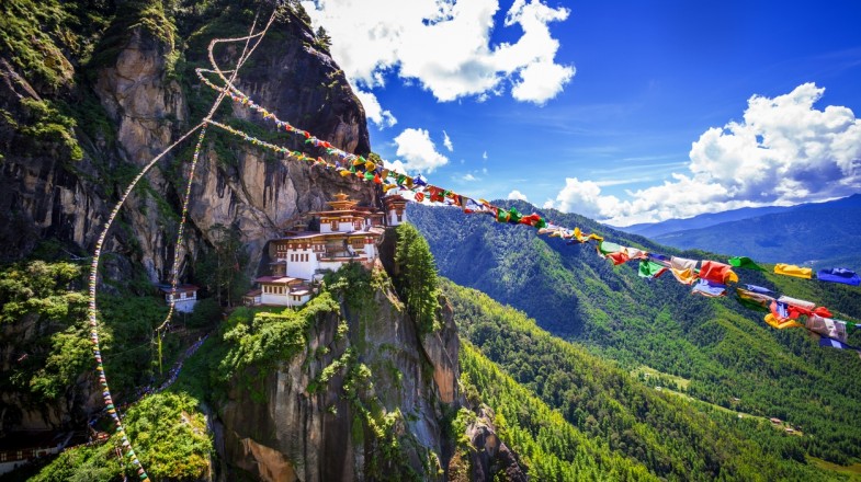 Tiger's Nest Monastery is a beautiful and unique place to visit in 5 days in Bhutan.