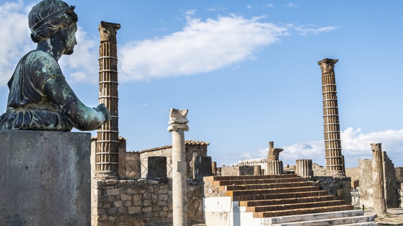 The ruins of Pompeii is one of the most popular tourist attractions in Italy.