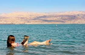 Float in the Dead Sea