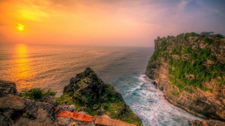 Image result for uluwatu temple sunset